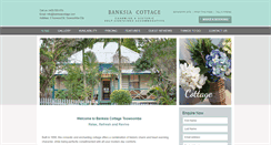 Desktop Screenshot of banksiacottage.com